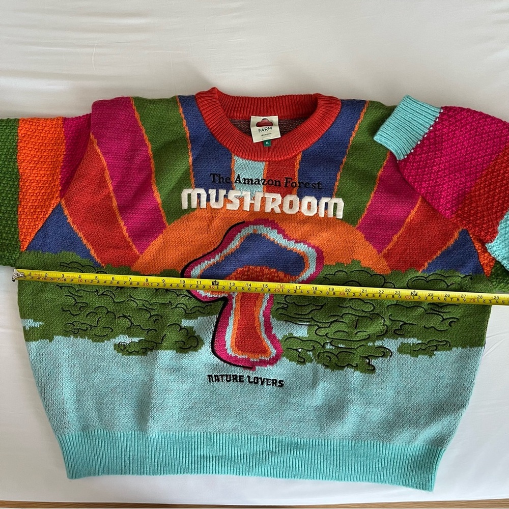 FARM Rio Colorful Mushroom Sweater - Picture 10 of 14